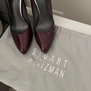 Stuart Weitzman Burgundy Heels